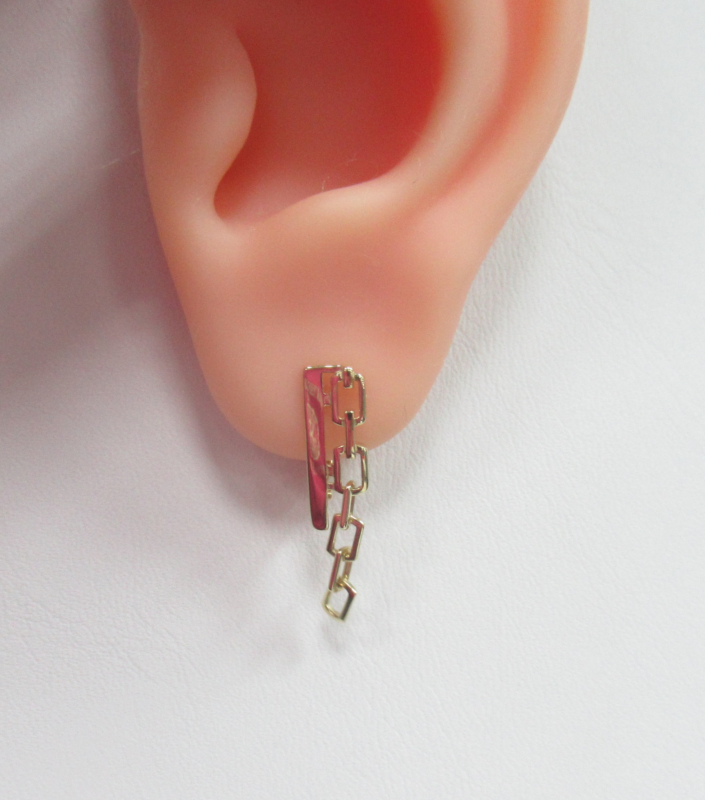 Серьги из желтого золота
